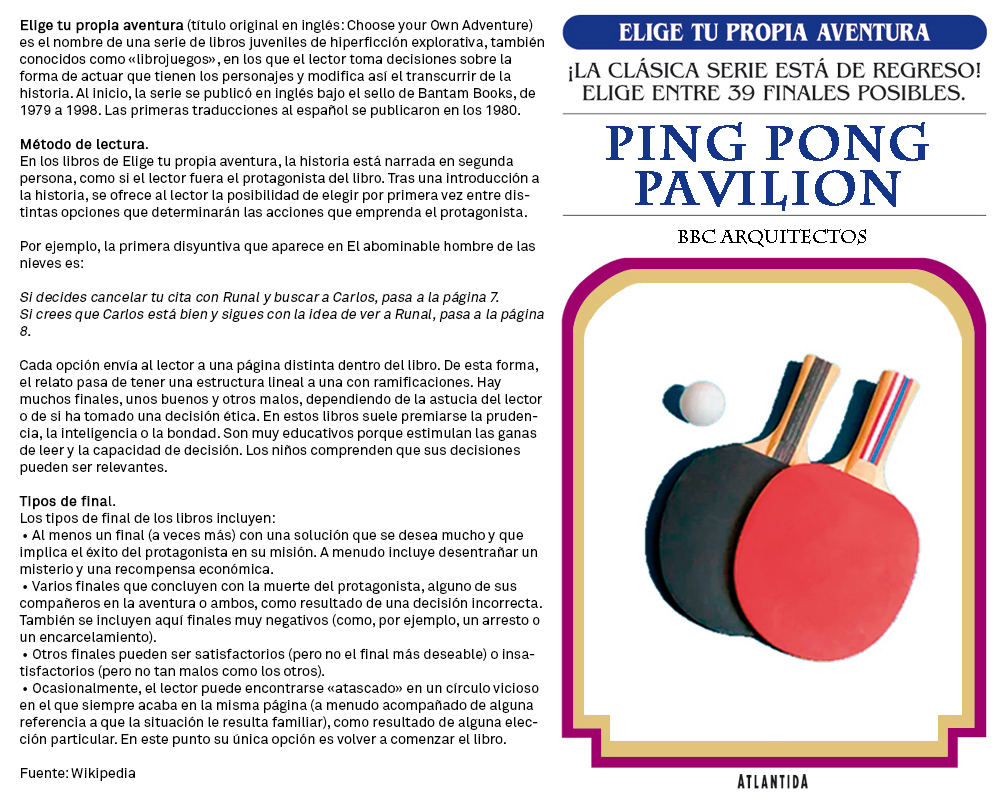 Ping Pong Pavilion.